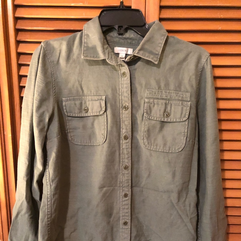 J. Crew Army Green shirt-jacket
